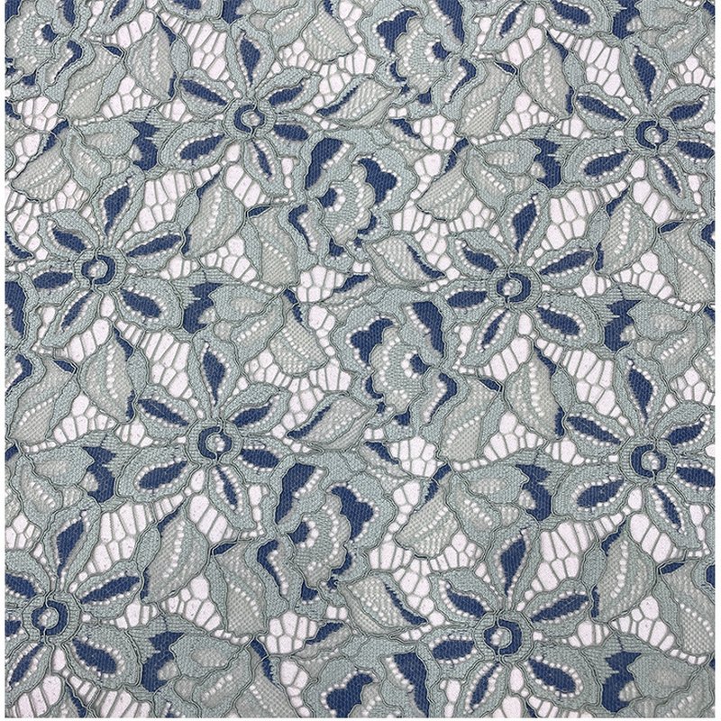 Cutwork Evening Nylon Lace Fabric for Women's Wear Wholesale Supplier 14